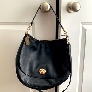 Legacy collection black Coach satchel.